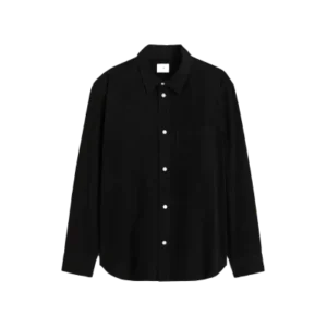 Casual Full Sleeve Black Shirt For Man