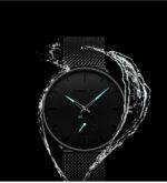 Men's Classic Style Black Steel Watch - Image 8